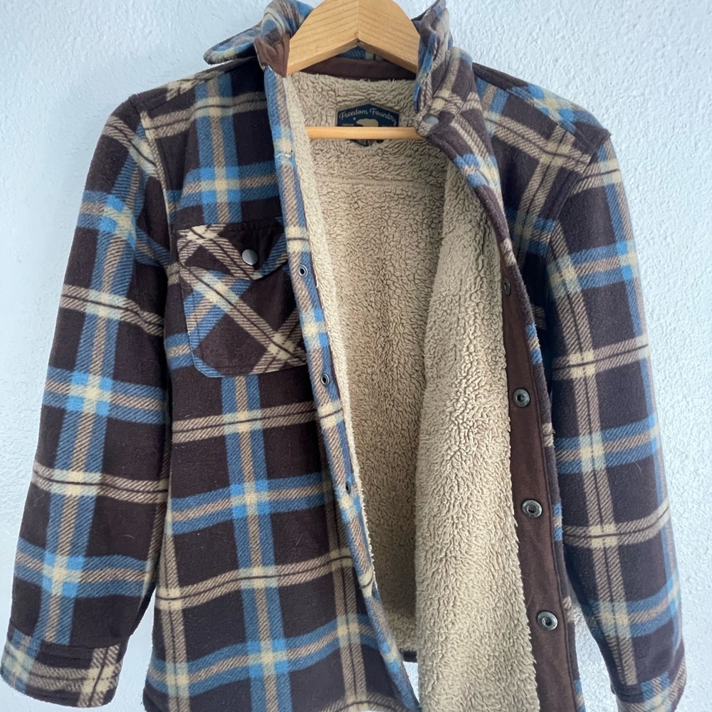 Boys Plush Fleece Shirt Jacket - L